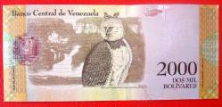 VENEZUELA=2016 2000 Bolivares P-96b ÇİL'