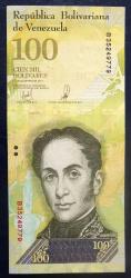 VENEZUELA=2017 100000 Bolivares P-100b ÇİL'