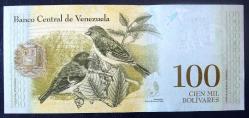 VENEZUELA=2017 100000 Bolivares P-100b ÇİL'