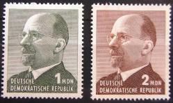 DOĞU ALMANYA-DDR=1963 Danıştay Başkanı W. Ulbricht M-968..69  (**)
