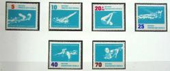 DOĞU ALMANYA-DDR=1962 Yüzme Avrupa Şamp. M-907..12 Ayrık  (**)
