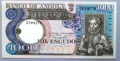 ANGOLA=1973 1000 Escudos P-108 UNC - ÇİL'