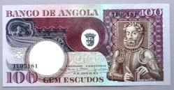 ANGOLA=1973 100 Escudos P-106 UNC - ÇİL'