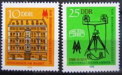 DOĞU ALMANYA-DDR=1978 M-2308..09 Leipzig Fuarı  (**)