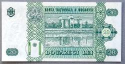 MOLDOVA=2006  20 Lei  P-13h   ÇİL'