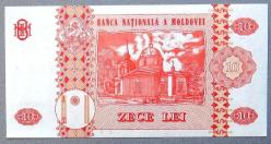 MOLDOVA=2009 10 Lei P-10f ÇİL'