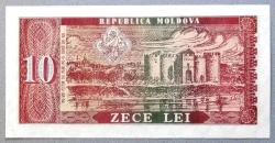 MOLDOVA=1992  10 Lei  P-7  ÇİL'