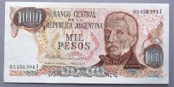 ARJANTİN=1977 1000 Pesos P-304d  ÇİL'