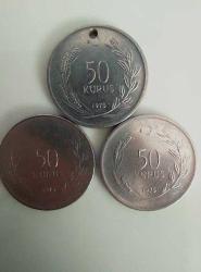 1975 YILINA AİT 50 KURUŞ (3 ADET)