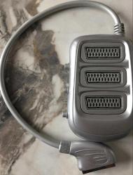 Antika - SCART DAĞITICI 3'LÜ SİLVER BUTONLU - kitantik - kitaLog