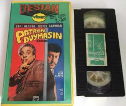 PATRON DUYMASIN- ZEKİ ALASYA* METİN AKPINAR VHS FİLM