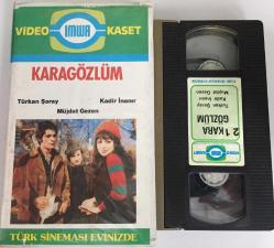 Efemera - KARAGÖZLÜM- TÜRKAN ŞORAY* KADİR İNANIR* MÜJDAT GEZEN VHS FİLM - kitantik - kitaLog