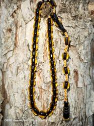 ÜRÜN BÜROKRAT BOY ESKİ İP YOLLARI AŞINMIŞ MÜKEMMEL BİR ATEŞ KEHRİBARDIR İMZALI KOLEKSİYONLUK FIRSAT.