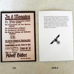 Sertifikallı Almanya Kan Nişanı Onur Madalyası Özel madalya Gümüş Kaplama Harika hediyeler