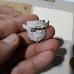 Orjinal Eski dönem Alman Geniş Koleksiyon-Kağıt ve Madeni paralar,Pullar,Foto No 705 Rozet Hediyeli