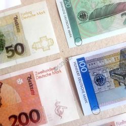 ALMANYA 5*10*20*50*100*200*500*1000 DEUTSCHE MARK 1991 YILI KUŞE BASKI