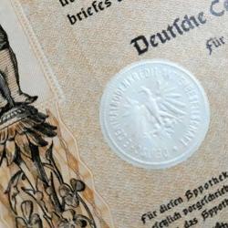 Almanya Mortgage Banka İpotek Senedi 100 Reichsmark Berlin 01.08.1934 Yüzde 4 No 2615