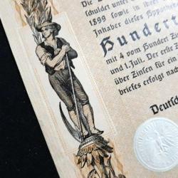 Almanya Mortgage Banka İpotek Senedi 100 Reichsmark Berlin 01.08.1934 Yüzde 4 No 2615