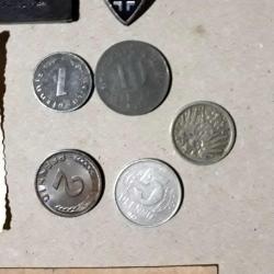 Orjinal Eski dönem Alman Geniş Koleksiyon-Kağıt ve Madeni paralar,Pullar,Foto No 704 Rozet Hediyeli