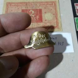 Orjinal Eski dönem Alman Geniş Koleksiyon-Kağıt ve Madeni paralar,Pullar,Foto No 703 Rozet Hediyeli