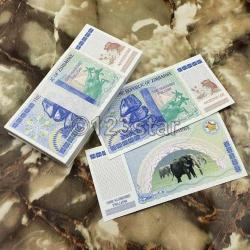 100 Trilyon Zimbabve Doları - Neon Fosforlu Hatıra Para, Koleksiyonerler için
