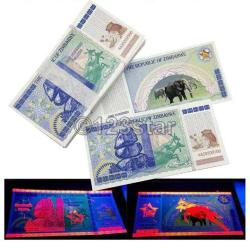 100 Trilyon Zimbabve Doları - Neon Fosforlu Hatıra Para, Koleksiyonerler için