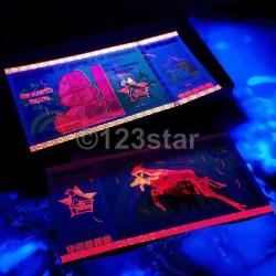 100 Trilyon Zimbabve Doları - Neon Fosforlu Hatıra Para, Koleksiyonerler için