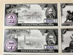 Fantazi Paralar-4 Antarctica Rüya dolar seti 52 Numara 4 Adetlik Set