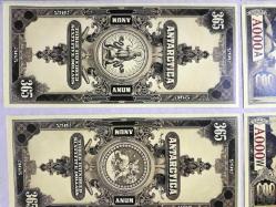 Fantazi Paralar-5 Antarctica Rüya dolar seti 365 Numara 4 Adetlik Set