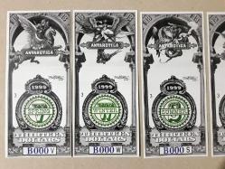 Fantazi Paralar-3 Antarctica Rüya dolar seti 13 Numara 4 Adetlik Set