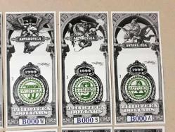 Fantazi Paralar-3 Antarctica Rüya dolar seti 13 Numara 4 Adetlik Set