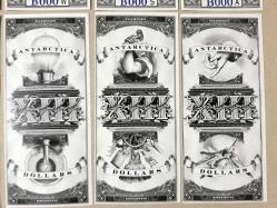 Fantazi Paralar-3 Antarctica Rüya dolar seti 13 Numara 4 Adetlik Set