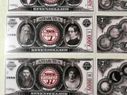 Fantazi Paralar-2 Antarctica Rüya dolar seti 7 Numara 4 Adetlik Set