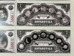 Fantazi Paralar-2 Antarctica Rüya dolar seti 7 Numara 4 Adetlik Set