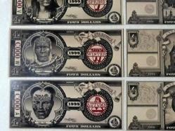 Fantazi Paralar-1 Antarctica Rüya dolar seti 4 Numara 4 Adetlik Set