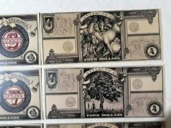 Fantazi Paralar-1 Antarctica Rüya dolar seti 4 Numara 4 Adetlik Set