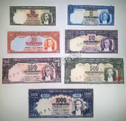 2.Emisyon ATA Komple Set.Orjinalini bulamayanlar için 7 Adet Baskı,Katalok 95.000 dolar üzeri