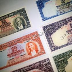 2.Emisyon ATA Komple Set.Orjinalini bulamayanlar için 7 Adet Baskı,Katalok 95.000 dolar üzeri