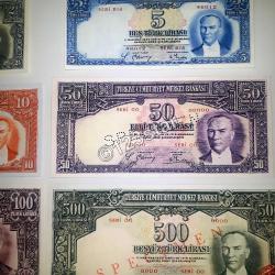 2.Emisyon ATA Komple Set.Orjinalini bulamayanlar için 7 Adet Baskı,Katalok 95.000 dolar üzeri