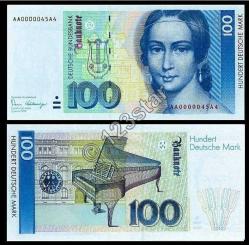 ALMANYA 5*10*20*50*100*200*500*1000 DEUTSCHE MARK REPRO.1991 ince kuşe parlak kağıt