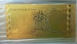 Albümünde Özel Üretim Altın Varak Irak Paraları Koleksiyonluk Sertifikalıdır.