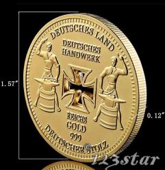 WW2 Germany 1889 Reichsbank Directorium Alman Kartalı Hatıra Para