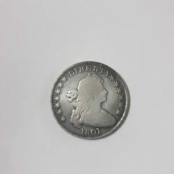 USA Liberty 1801 1 Dolar 2.Basım Hatıra Para Gümüş Kaplama