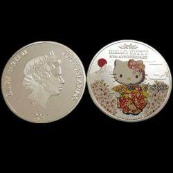 Gümüş Kaplama Hello Kitty 2015 Hatıra Parası