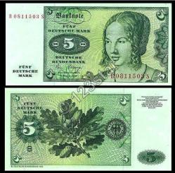 ALMANYA 5*10*20*50*100*500*1000 DEUTSCHE MARK 1981 YILI ince kuşe kağıt