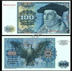 ALMANYA 5*10*20*50*100*500*1000 DEUTSCHE MARK 1981 YILI ince kuşe kağıt