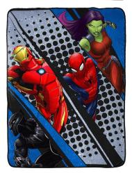 Antika - Marvel Avengers Slash Raschel Blanket - Measures 60 x 80 inches, Kids Bedding Featuring Black Panthe - kitantik - kitaLog