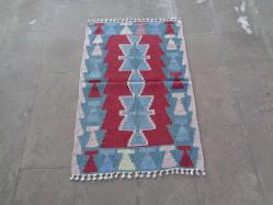 Antika - KİLİM, EL YAPIMI YÜN KAYSERİ KİLİM 103 X 68 YENİ ÜRÜN,GELENEKSEL ANADOLU MOTİFLİ,TEMİZ,HAZIR ! - kitantik - kitaLog