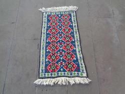 Antika - KİLİM, EL DOKUMASI YÜN VAN KİLİMİ 80 X 45 YÜN DOKUMA,GELENEKSEL ANADOLU MOTİFLİ,TEMİZ,HAZIR ! - kitantik - kitaLog