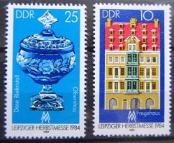 DOĞU ALMANYA-DDR=1984 M-2891..92 Leipzig Fuarı  (**)